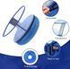 Захисний надувний нашийник для собак Derby Inflatable Dog Cone with Detachable Anti-Licking Shield, Blue, XL