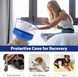 Захисний надувний нашийник для собак Derby Inflatable Dog Cone with Detachable Anti-Licking Shield, Blue, XL