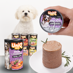 Консерви для собак UNIQ PETS DOG WET FOOD ROYAL LAMB з ягнятою, 375 г