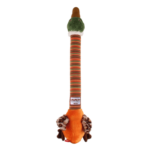 Игрушка для Собак Gigwi Crunchy Neck с Хрустящей Трансформирующейся Шеей и Двумя Пищалками Утка 44 см