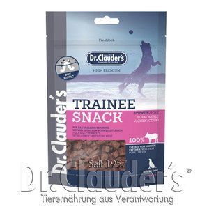 Лакомство для собак Dr.Clauder`s Trainee Snack Pork со свининой, свинина, 80 г