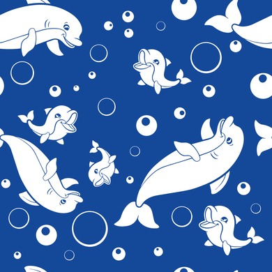 Многоразовая пеленка Pelushka Dolphin, 40х50 см