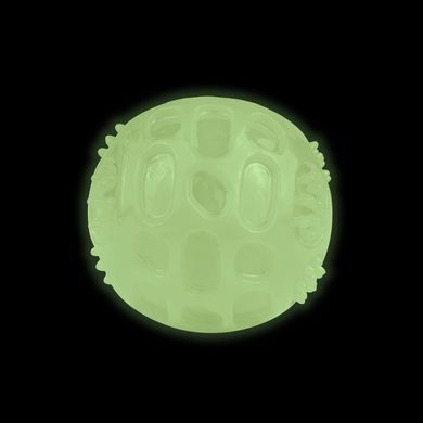 Игрушка для собак BronzeDog GLOW светонакопительная Мячик 7,5 см