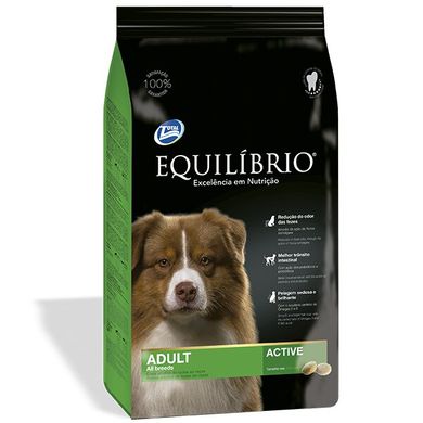 Сухой суперпремиум корм Equilibrio Adult Medium Breeds для взрослых собак средних пород 15 кг