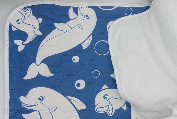 Багаторазова пелюшка Pelushka Dolphin, 40х50 см