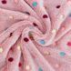 Теплий м'який плед для домашніх тварин Люпосанчик Coral velvet, Рожевий, 100х160 см