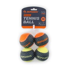 Іграшка для Собак Тенісний М'яч з пищалки SKIPDAWG 4 шт 6,4 см, Medium