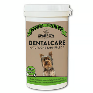 100% натуральная травяная смесь по уходу за зубами собак SPARROW Dental Care с коноплей, 100 г