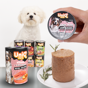 Консерви для собак UNIQ PETS DOG WET FOOD ROYAL SALMON з лососем, 375 г