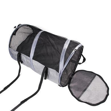 Автомобильная переноска для собак и кошек Люпосанчик BS-PC-004 Black, 123х58х58 см