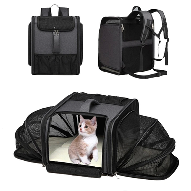 Сумка-рюкзак для домашних животных Voyager Pet LVT24013, Черный