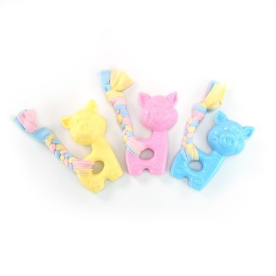 Жувальна іграшка для собак Derby Animal Shaped Dog Chew Toy, Рожевий