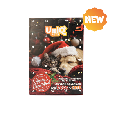 Адвент-календар для собак і котів UNIQ PETS MIX SNACK BOX TREATMAS TIME 100г, 100 г