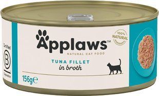 Консервы для котов Applaws Tuna Fillet in Broth с тунцом, 156 г