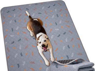 Многоразовая пеленка Derby Washable Reusable Dog Pee Pad PM001 Grey, 100х155 см