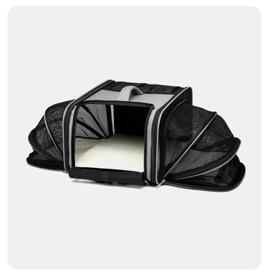 Сумка-рюкзак для домашних животных Voyager Pet LVT24013, серый
