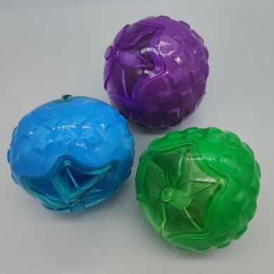 Светящаяся игрушка для собак Bonny Round Ball of Flash, Фиолетовый, Medium