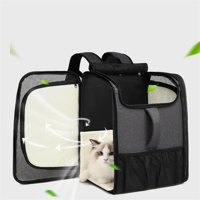 Сумка-рюкзак для домашних животных Voyager Pet LVT24013, серый