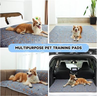 Многоразовая пеленка Derby Washable Reusable Dog Pee Pad PM001 Grey, 100х155 см