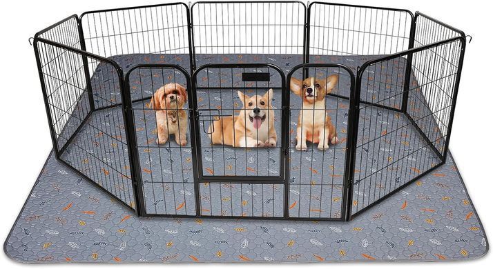 Многоразовая пеленка Derby Washable Reusable Dog Pee Pad PM001 Grey, 100х155 см