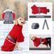 Зимнее флисовое пальто для собак Wan Talk Peach Skin, Red, 65-70 см, 80-96 см, 64 см, 3XL