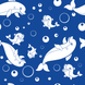 Многоразовая пеленка Pelushka Dolphin, 50х50 см