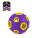 Іграшка для собак BronzeDog Jumble Airball 5 см фіолетово-жовтий