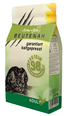 BEUTENAH Huhn - корм для котів холодного віджиму, 1,2 кг, Упаковка виробника