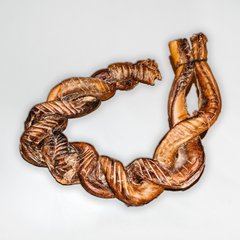 Скрученный пенис в виде косички/спирали для средних и крупных собак, говядина, 300 г