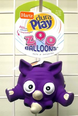 Игрушка для собак Hartz Dura Play ZooBalloons, Фиолетовый