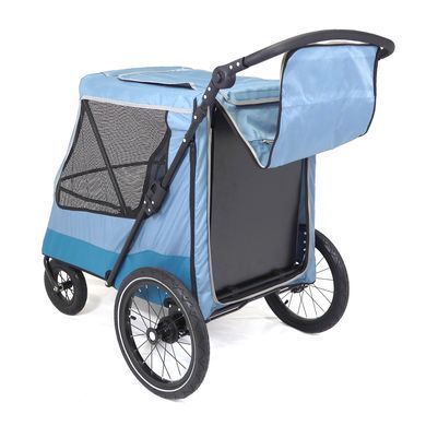 Коляска для домашних животных (до 55 кг) Bestopet (Люпосанчик) BS-RL-05 Blue со съемным столиком для груминга