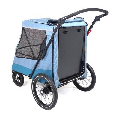 Коляска для домашних животных (до 55 кг) Bestopet (Люпосанчик) BS-RL-05 Blue со съемным столиком для груминга