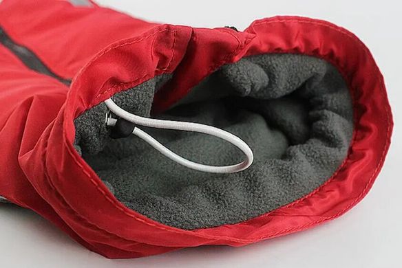 Светоотражающая зимняя толстая куртка для собак Red, 40 см, 52 см, 45 см, XL