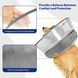Защитный надувной ошейник для собак Derby Inflatable Dog Cone with Detachable Anti-Licking Shield, Grey, XL