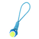 Інтерактивна іграшка для собак Derby Dog Rope Toy with Tennis, Синій