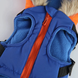 Зимовий жилет для собак з капюшоном та хутром Derby Blue/Orange, 24 см, 34 см, 24 см, S