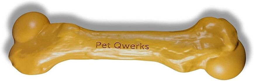 Жевательная кость для собак Pet Qwerks Zombie BarkBone Cheddar Cheese с ароматом сыра, Medium
