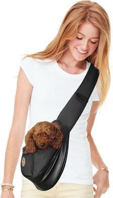 Сумка-переноска для кошек и собак мелких пород Voyager Pet VB18013 Black, Чорний