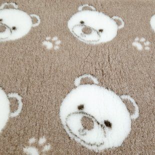 Килимок для собак Vetbed Mink Teddy Bear Pattern, 80х100 см