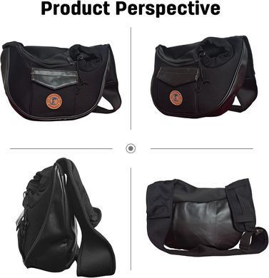 Сумка-переноска для кошек и собак мелких пород Voyager Pet VB18013 Black, Чорний
