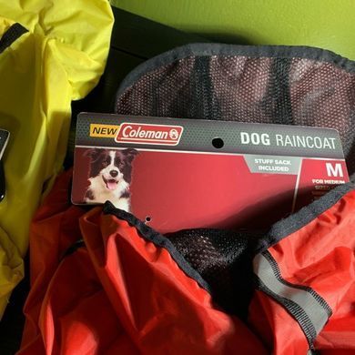 Дождевик для собак Coleman Dog Raincoat, 36-43 см, 48-56 см, 31-38 см, M