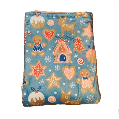 Ковдра для тварин Derby Sherpa Blanket, Синий, 70х100 см