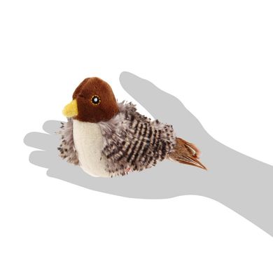Іграшка для Котів Gigwi Melody Chaser Пташка з Датчиком Торкання та Звуковим Чіпом 13 см