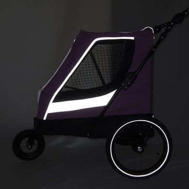 Коляска для домашних животных (до 35 кг) Bestopet (Люпосанчик) BS-RL-02 Pink со съемным столиком для груминга