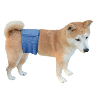 Багаторазовий підгузок для кобеля Derby KS017 Blue, 2XL, 88-94 см