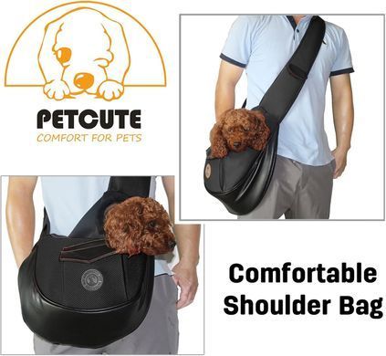 Сумка-переноска для кошек и собак мелких пород Voyager Pet VB18013 Black, Чорний