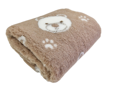 Коврик для собак Vetbed Mink Teddy Bear Pattern, 80х100 см