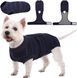 Попона для відновлення собак Wan Talk Recovery Suit, Dark Blue Stripe, 25 см, 33-40 см, 27 см, XS