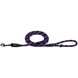 Поводок для собак Bronzedog Active из Альпинистского шнура Светоотражающий, Фиолетовый, Small/Medium