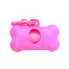 Диспенсер для пакетов Bone Shape Dog Poop Bag Dispenser (без пакетов), Розовый